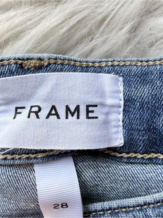 NWOT Frame Le Mini Boot Denim Jeans Mid Rise size 28 - Picture 6 of 10
